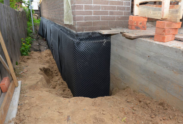 SJ Waterproofing Pros technician performing targeted Crawl Space Encapsulation assessment in Harveysburg, OH